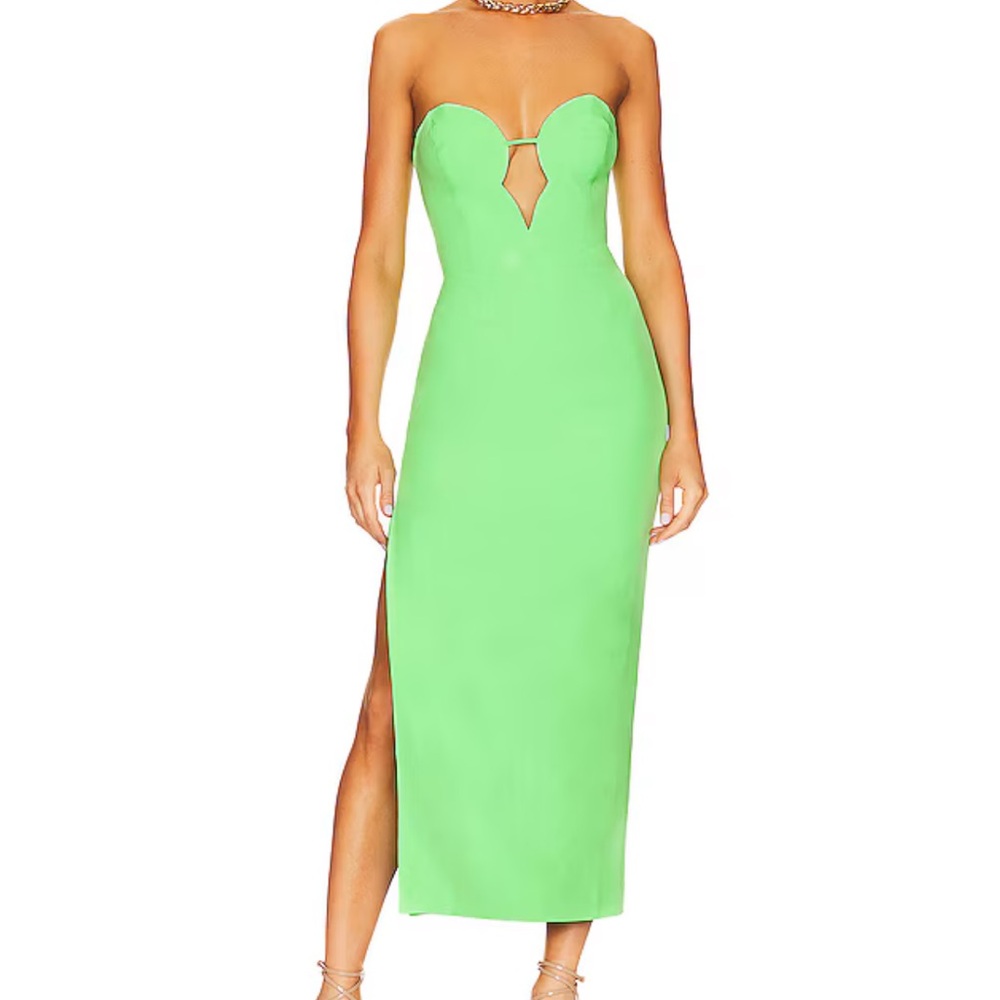 x REVOLVE Eleni Midi Dress in Green